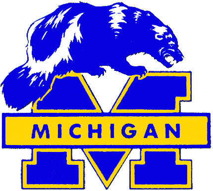 Michigan Wolverines 1979-1987 Primary Logo iron on transfers for fabric